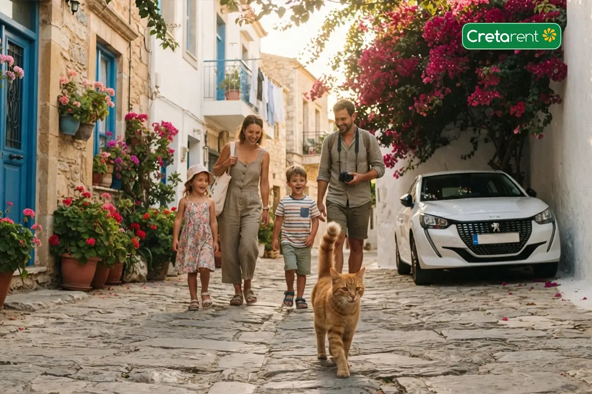 Discover the quieter side of Crete outside peak summer, from mountain villages and long lunches to calmer beaches and relaxed road trips.