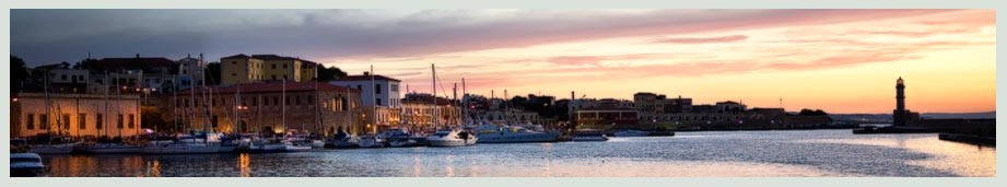 Chania at night