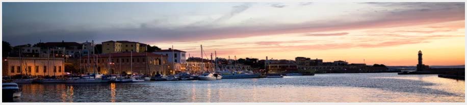 Chania at night