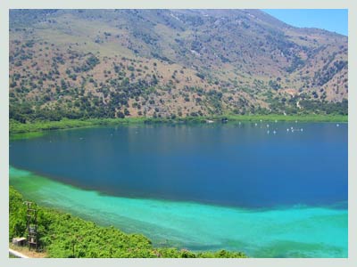 Hire A Car Crete, Lake Kournas